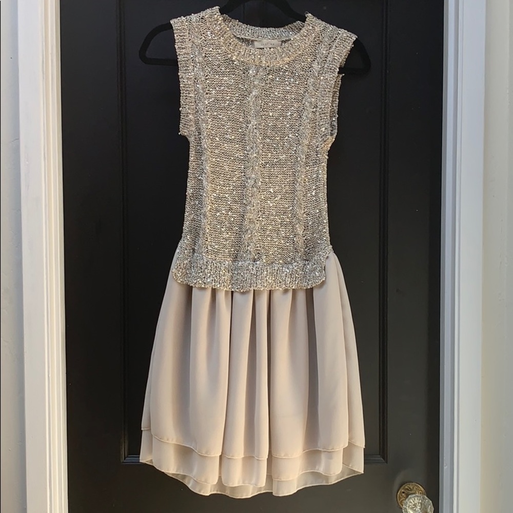Cream Wedding Formal Cocktail Dress